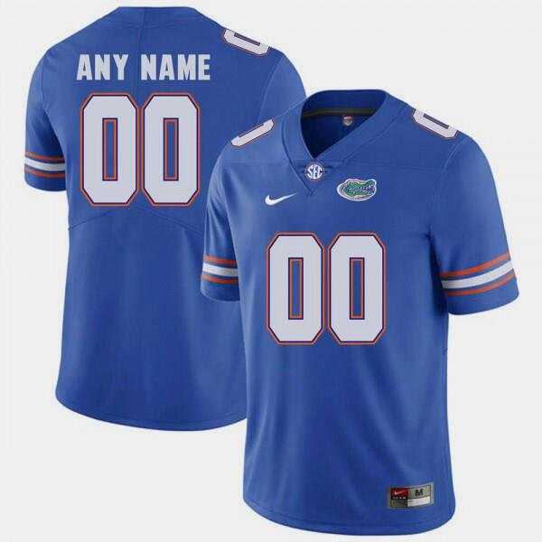 Mens Florida Gators Customized Royal Jersey